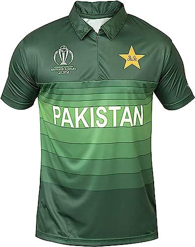 AJ Sports AJ Sports Pakistan Cricket Jersey Official (Large) Green