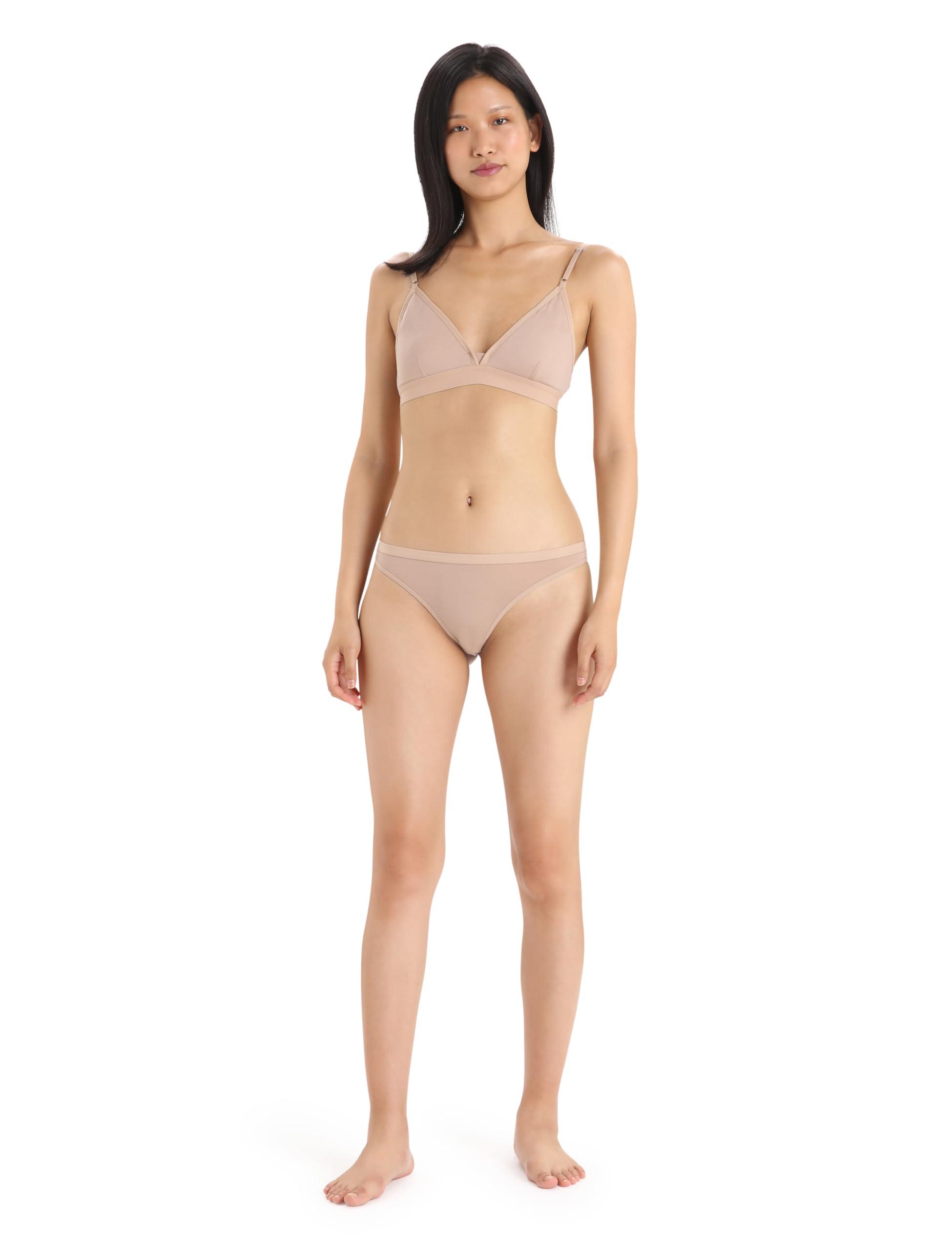 icebreaker Icebreaker Womens Merino Siren Thong Underwear - Praline - X-Small