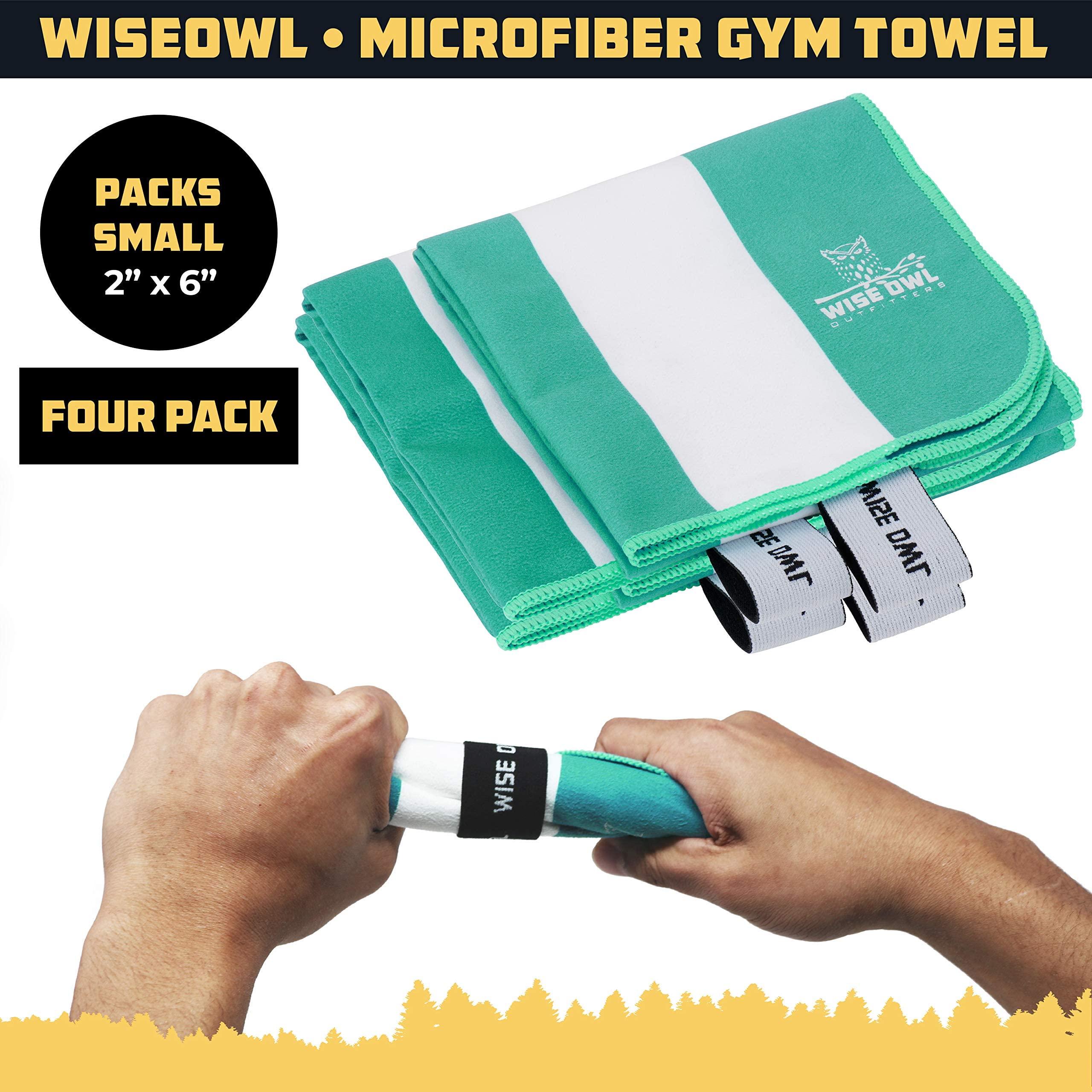 Wise Owl Outfitters Wise Owl Outfitters Beach Towel and Yoga Towel - Quick Dry Microfiber Travel Towel for Beach, Pool, Yoga, Swim, Hand, Face, and Body