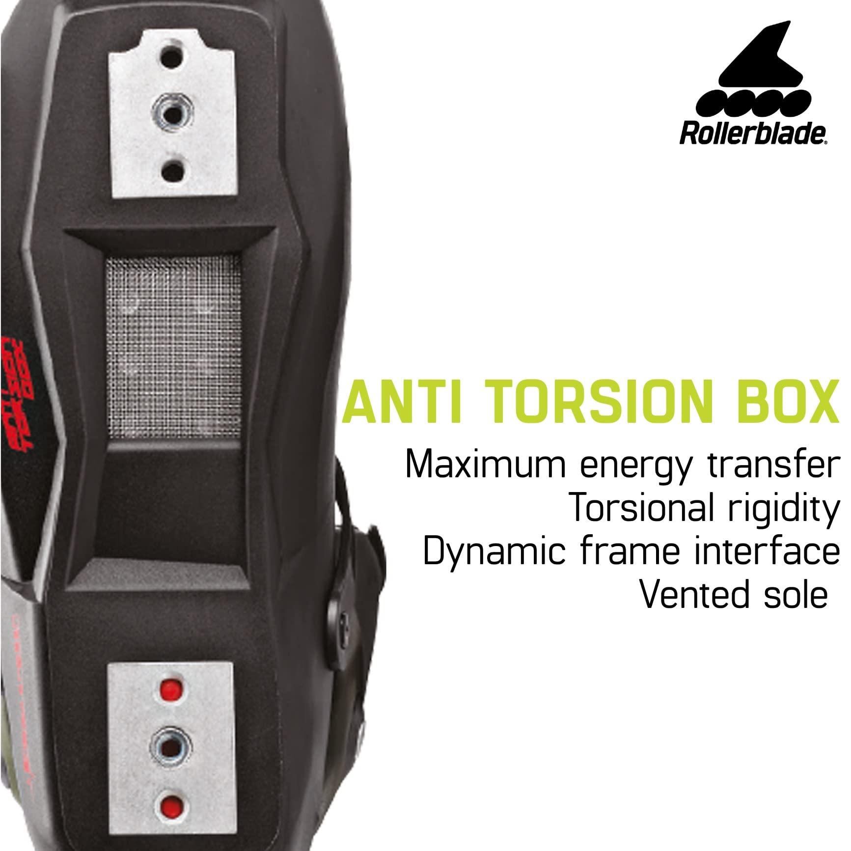 Rollerblade Rollerblade Maxxum 125 Unisex Adult Urban Inline Skate, Black and Lime, Performance Inline Skates