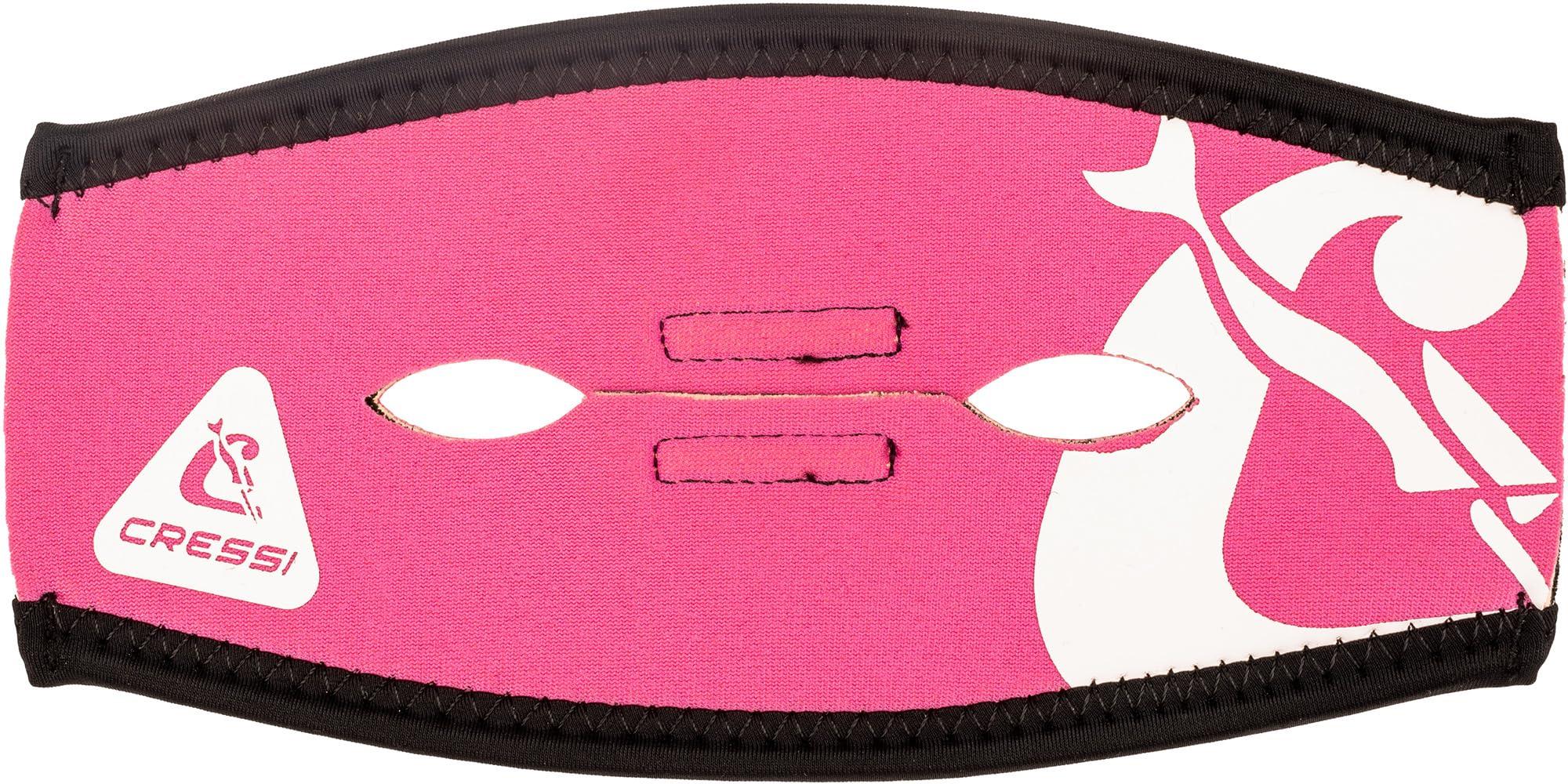 Cressi Cressi Pony Tail Neo Mask Strap Cover, Pink/White