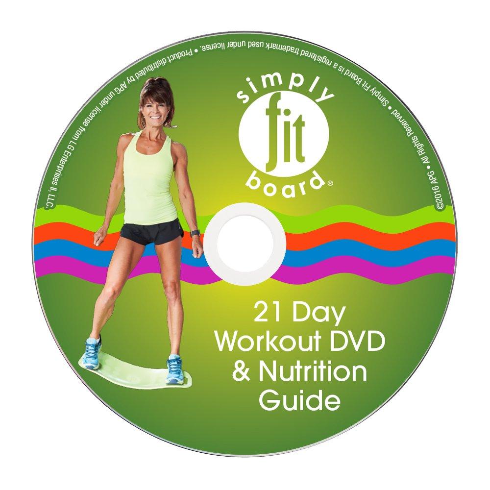 Simply Fit Board Simply Fit Board Workout DVDs - 21 Day Challenge DVD, Core & Buns DVD