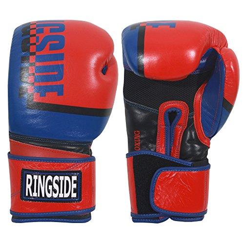 Ringside Ringside Omega Sparring Boxing Gloves, 16oz, Silver/Yellow