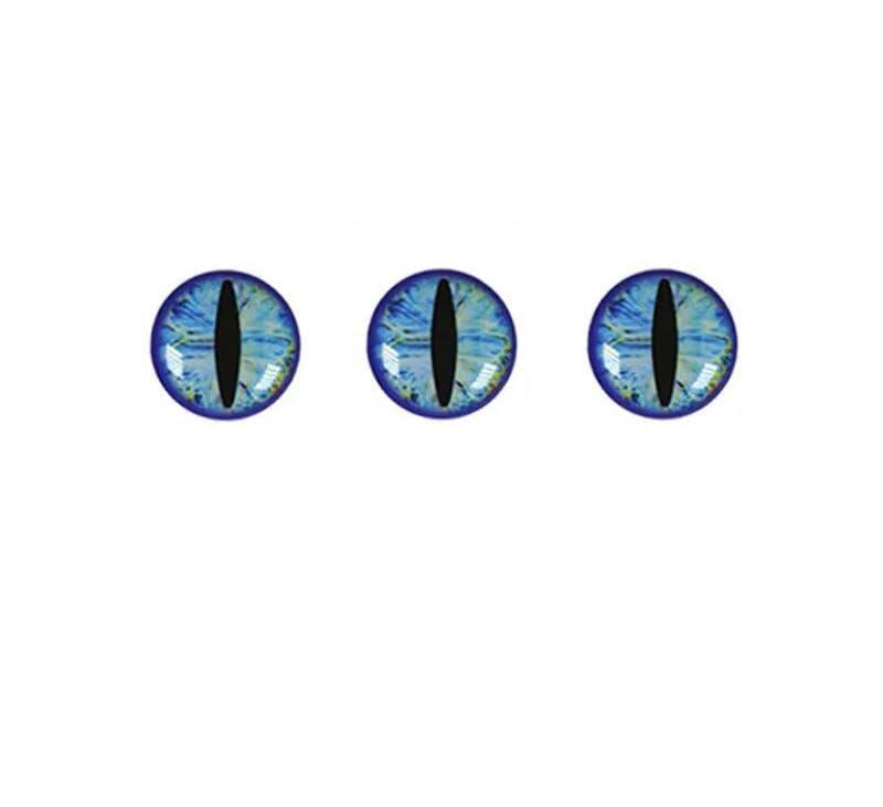 KTGCOZS KTGCOZS Pack of 200 Fishing Lure Eyes 3mm-12mm 5D Holographic Eyes Fly Tying Jig Craft (12mm 200pcs)