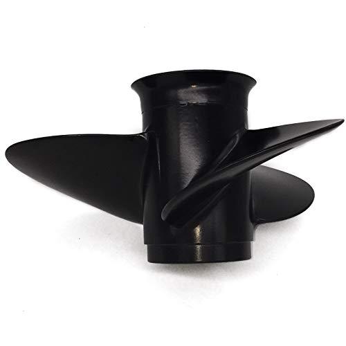 ARKDOZA ARKDOZA 9.25x10 Aluminum Propeller Fit Mercury 9.9/15/20HP Outboard Engines 14 Spline Tooth, RH