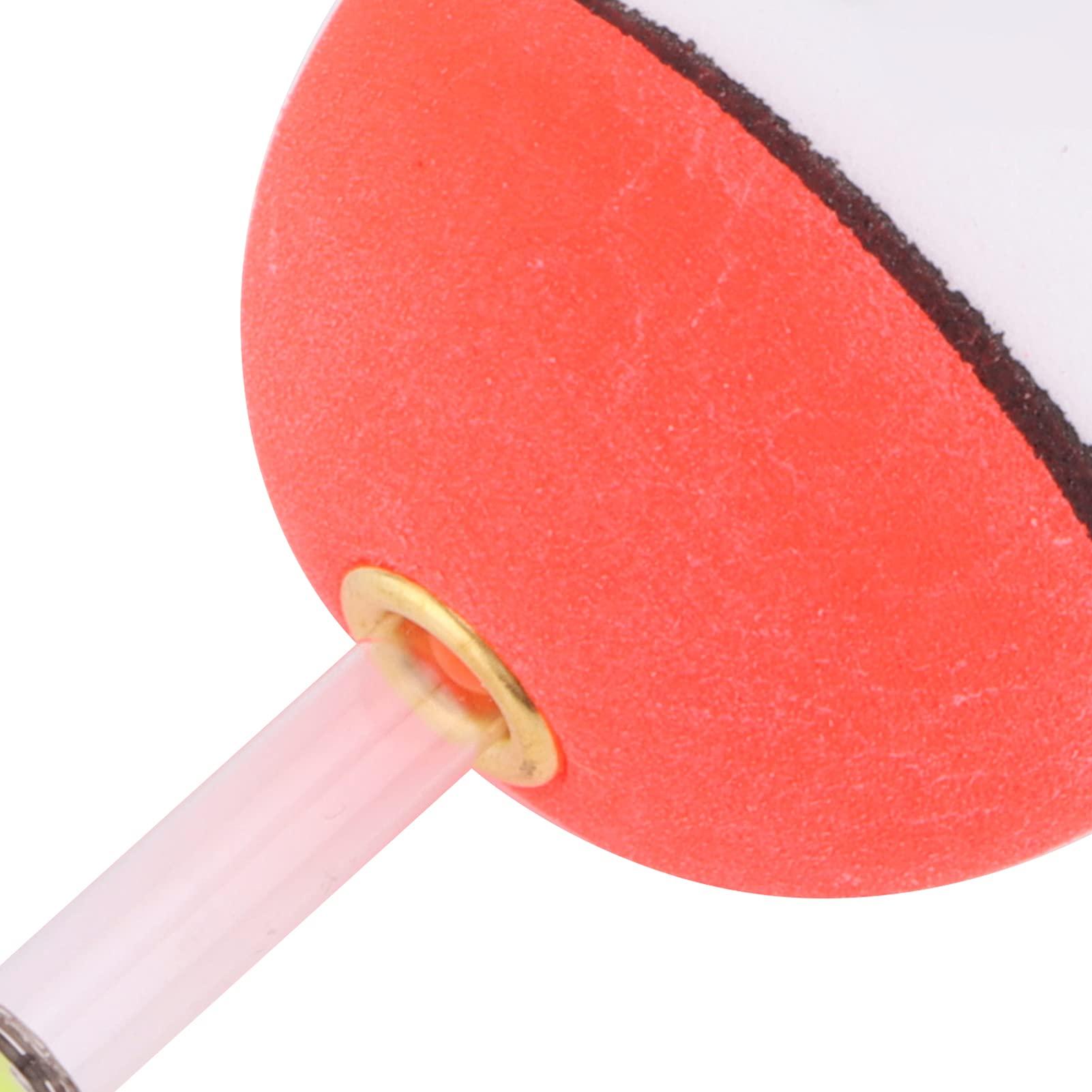 HERCHR HERCHR Fishing Bobber, 5PCS EVA Drift Float Light Stick Foam Fish Floats LongRange Shot Hanging Drifting Accessories for Outdoor Night Fishing(40g)