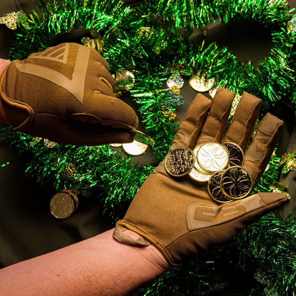 Glove Station Glove Station The Impulse - Tactical Shooting Gloves for Men with Touchscreen Compatibility, Lightweight Design and Outstanding Grip for Outdoor, Sports, Motorcycle and Work - Tan, Small Size