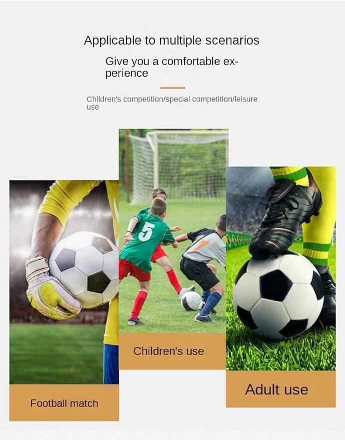 Froon Froon Soccer Goalkeeper Gloves Goalie Training Gloves Strong Grip Anti-Slip and Breathable for Adults and Children (Orange,7)