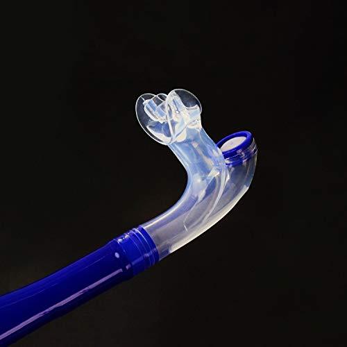 Kraken Aquatics Kraken Aquatics Swim Snorkel for Lap Swimming, Swimmers Training and Pool Therapy Equipment | Quality Adult Center Mount Snorkel with Comfortable Silicone Mouthpiece and One-Way Purge Valve | Blue