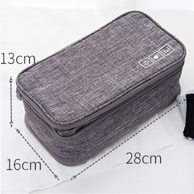 LYBLY Travel Bra Underwaer Organizer, Bra and Underwear Organizer Travel Bag Large Capacity Travel Bra Organizer Travel Underwear Organizer for Underwear Women Travel/519 (Color : Black, Size : Large)