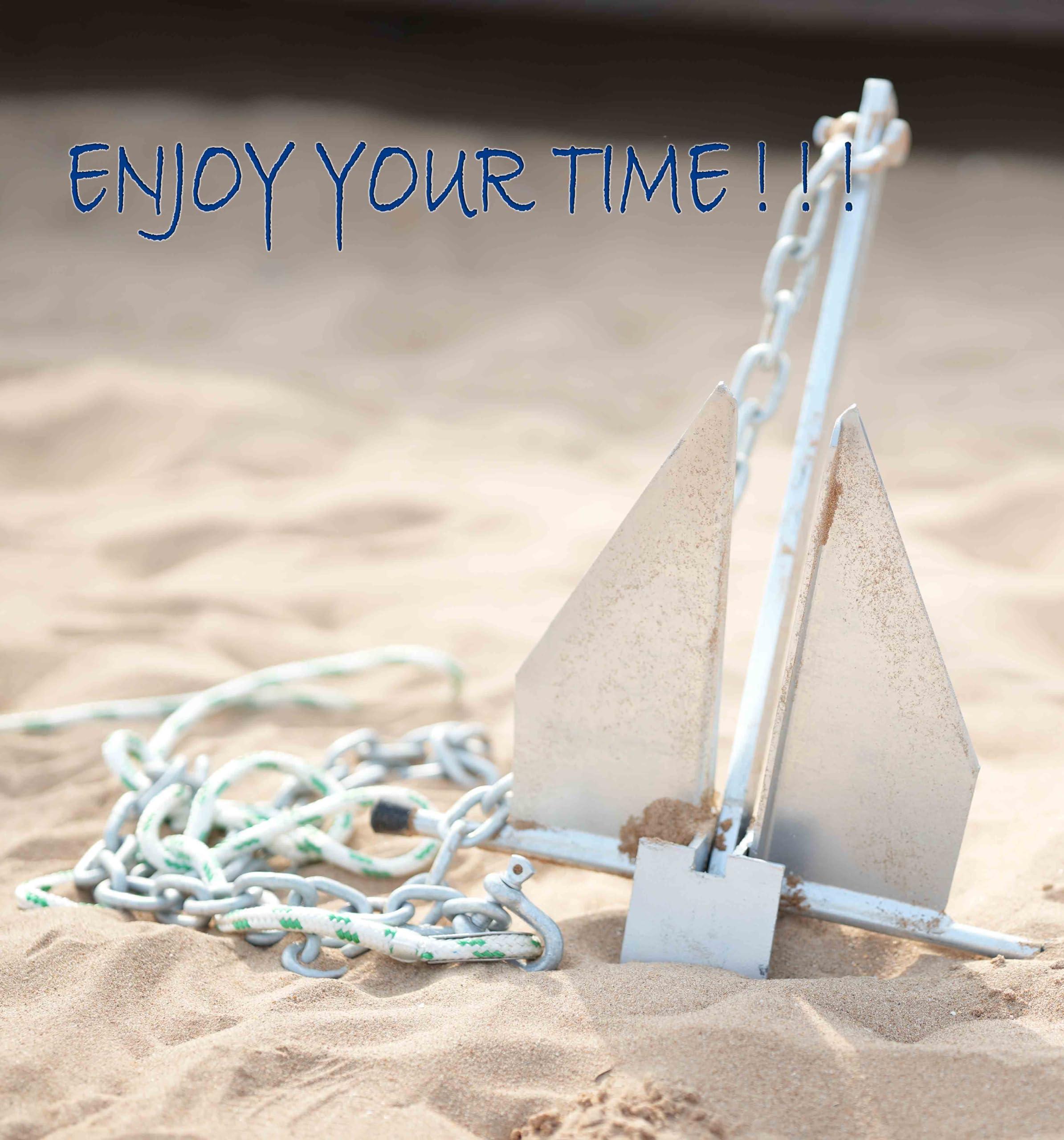 MARINE SYSTEM MARINE SYSTEM Portable Galvanized Fluke Style Anchor 8 LB 10 LB 13 lb for Different Size Boats Pontoon, Deck, Fishing, and Sail (13 LB: 20-32 FT Boats)