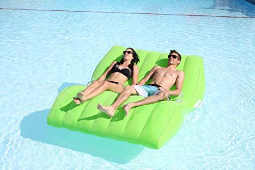 AIRHEAD Airhead SUN COMFORT COOL SUEDE Double Zero Gravity Lounge, Lime