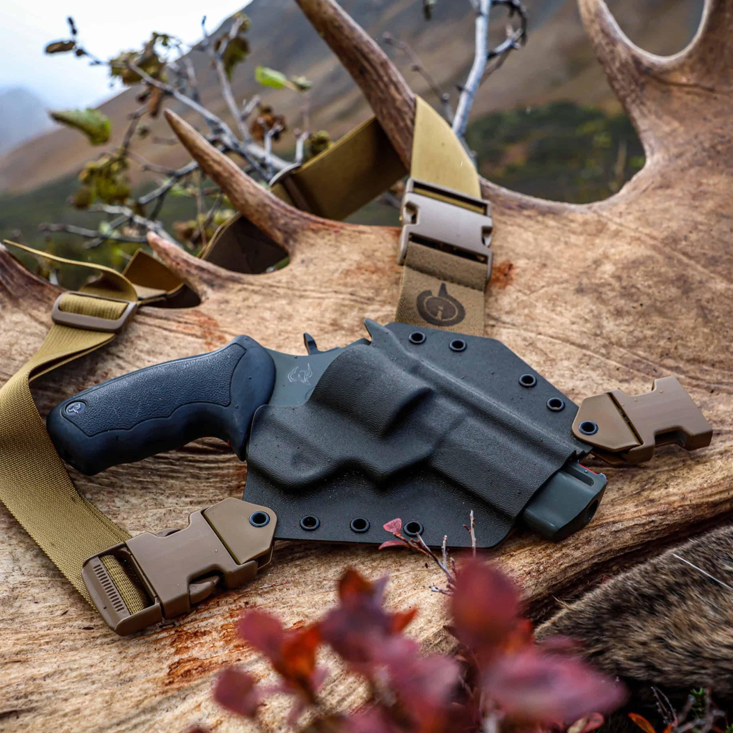 GunfightersINC Kenai Chest Holster for a SIG - Black (Model - P938 BRG, Left)