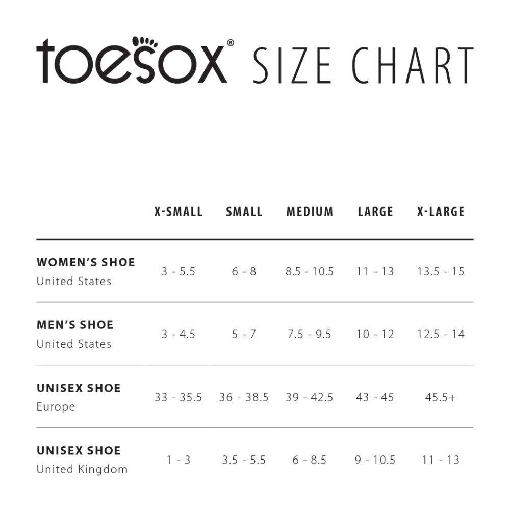 toesox Toesox Non-Slip Ankle Half Toe Grip Socks - Women\'s Pilates Socks with Grips for Yoga, Barre, and Dance