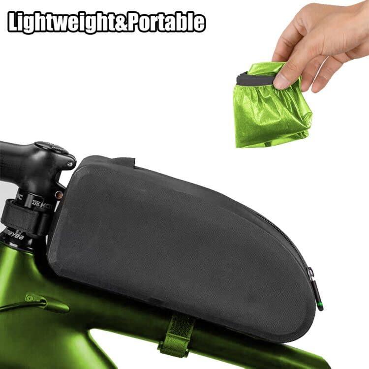 HIKERBRO HIKERBRO Bicycle Helmet Rain Covers, Waterproof Cycle Helmet Cover, Bike Helmet Cover with Reflective Stripes, Windproof High Visibility Helmet Covers for Men Women, Large