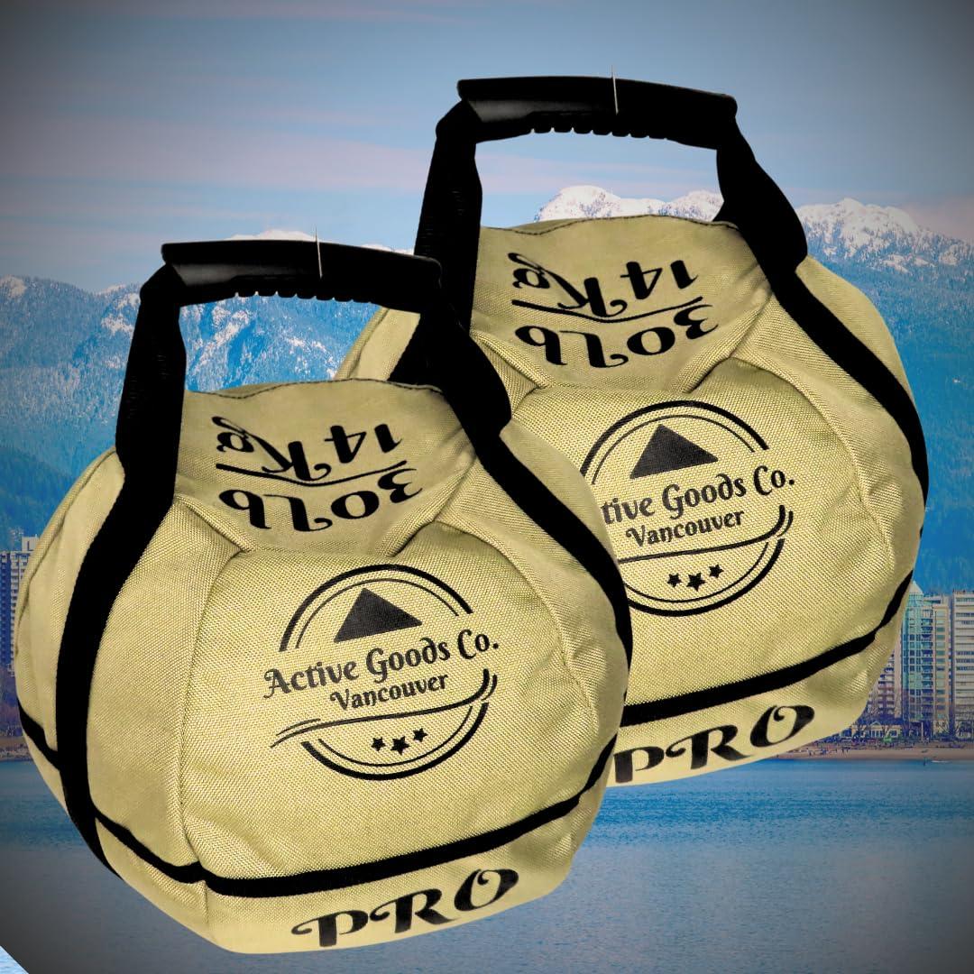 OlKar ActiveGoodsCo. Kettlebell Sandbag for fitness workout, different sizes 11Lb to 75lb. Click to see more options. (2Pack 30Lb Kettlebell Sandbag without weight), May vary