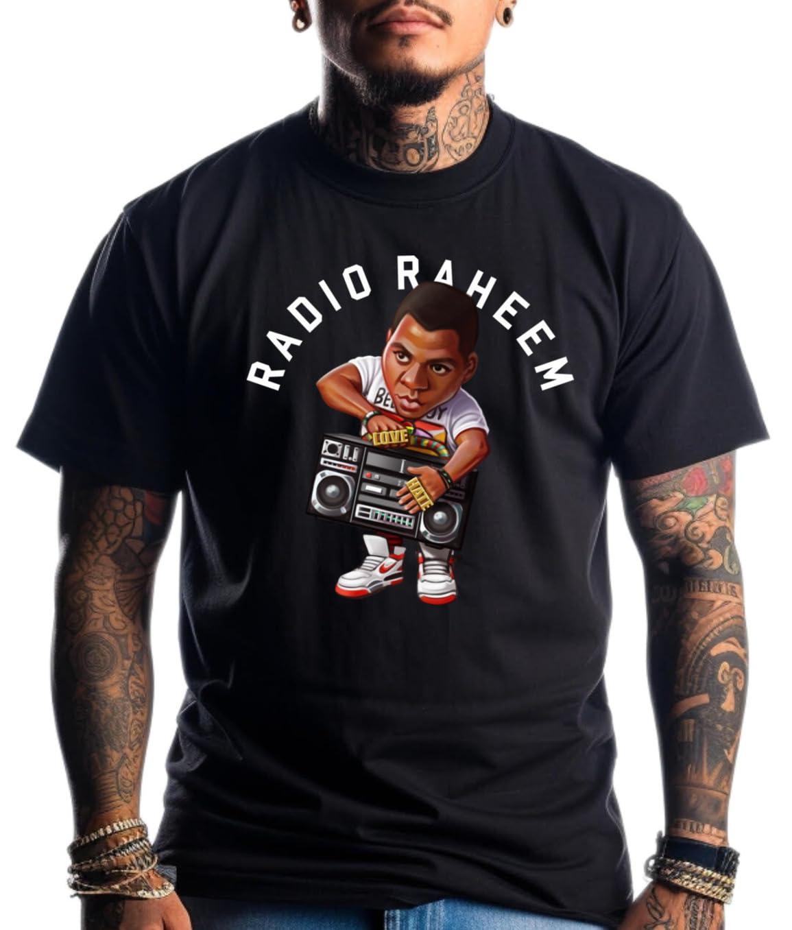 Art Society Art Society Radio Raheem TOON Black TEE Shirt Mens SMALL-6XLARGE Limited Edition Made in USA (Radio Raheem TOON Black TEE Shirt, US, Alpha, 5X-Large, Regular, Regular)