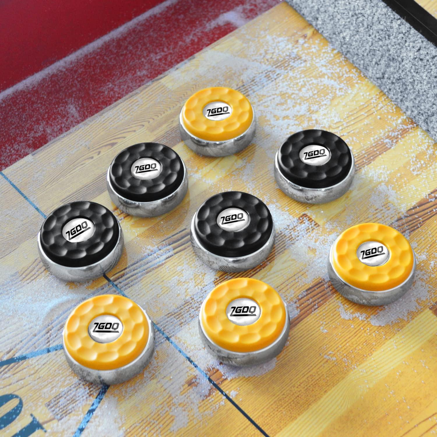 ZGDQ ZGDQ Shuffleboard Puck, (Dia.58mm) 2-1/4\'\' Shuffleboard Pucks,Mini Shuffleboard Pucks Set, 8Pcs Shuffleboard Pucks Equipment for Home,Game Room