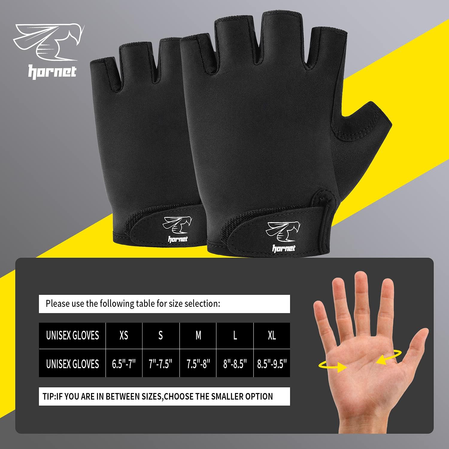 Hornet Watersports Hornet Watersports Rowing Gloves Ideal for Indoor Rowing, Sculling, Kayak, SUP, Outrigger Canoe, Dragon Boat and Other Watersports (M (Fits 7.5"-8"))