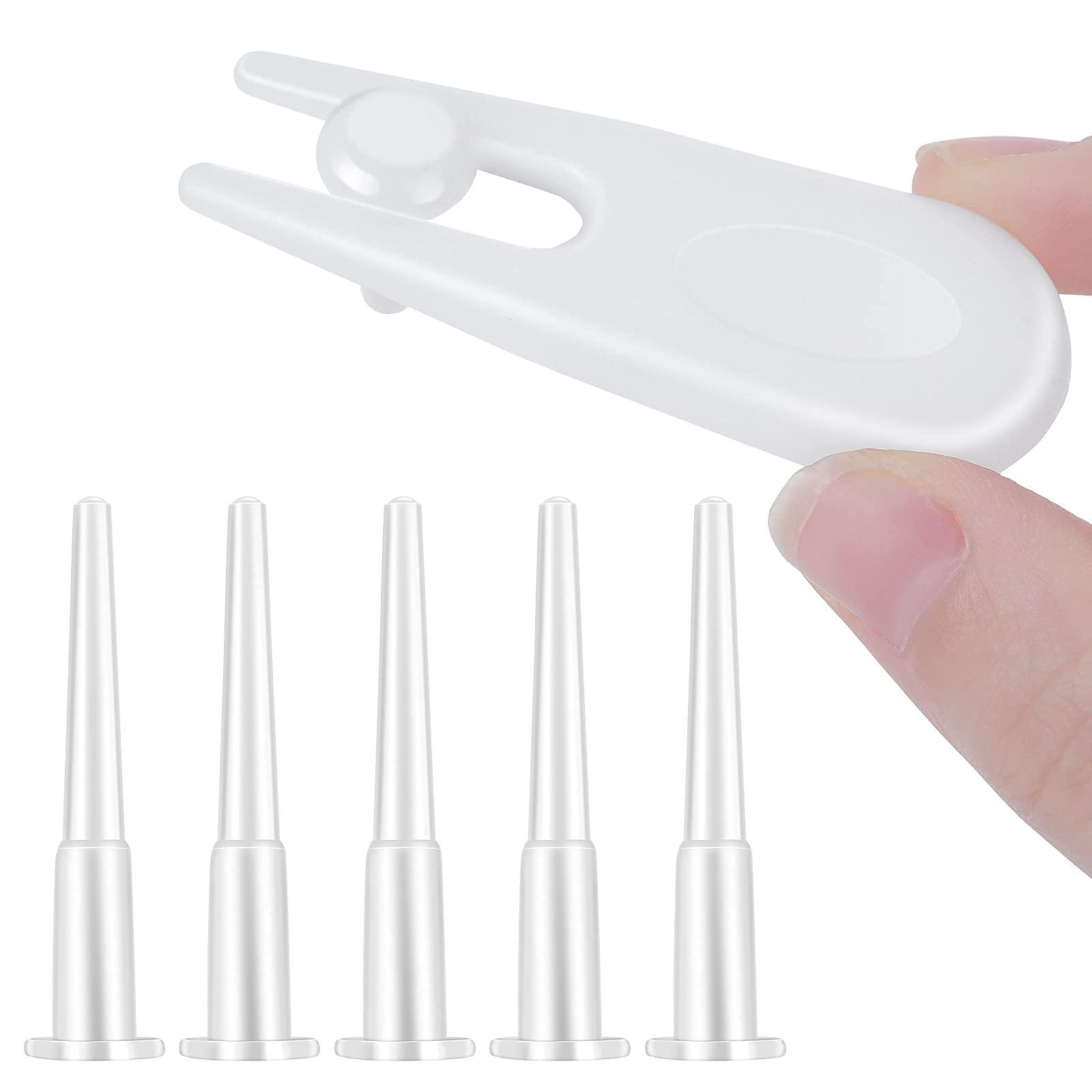 Aster Aster Yoga Ball Plug Fitness Exercise Ball Air Stopper Plug Pin Adapter Kit, Exercise Ball Plug Replacement Kit, 6 Pieces (Large)