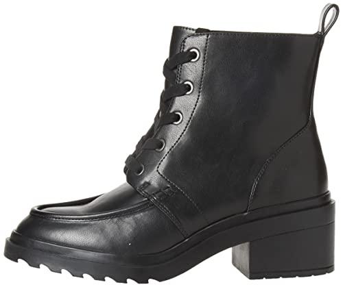 Amazon Essentials Amazon Essentials Women's Moc Toe Boot, Black, 6.5