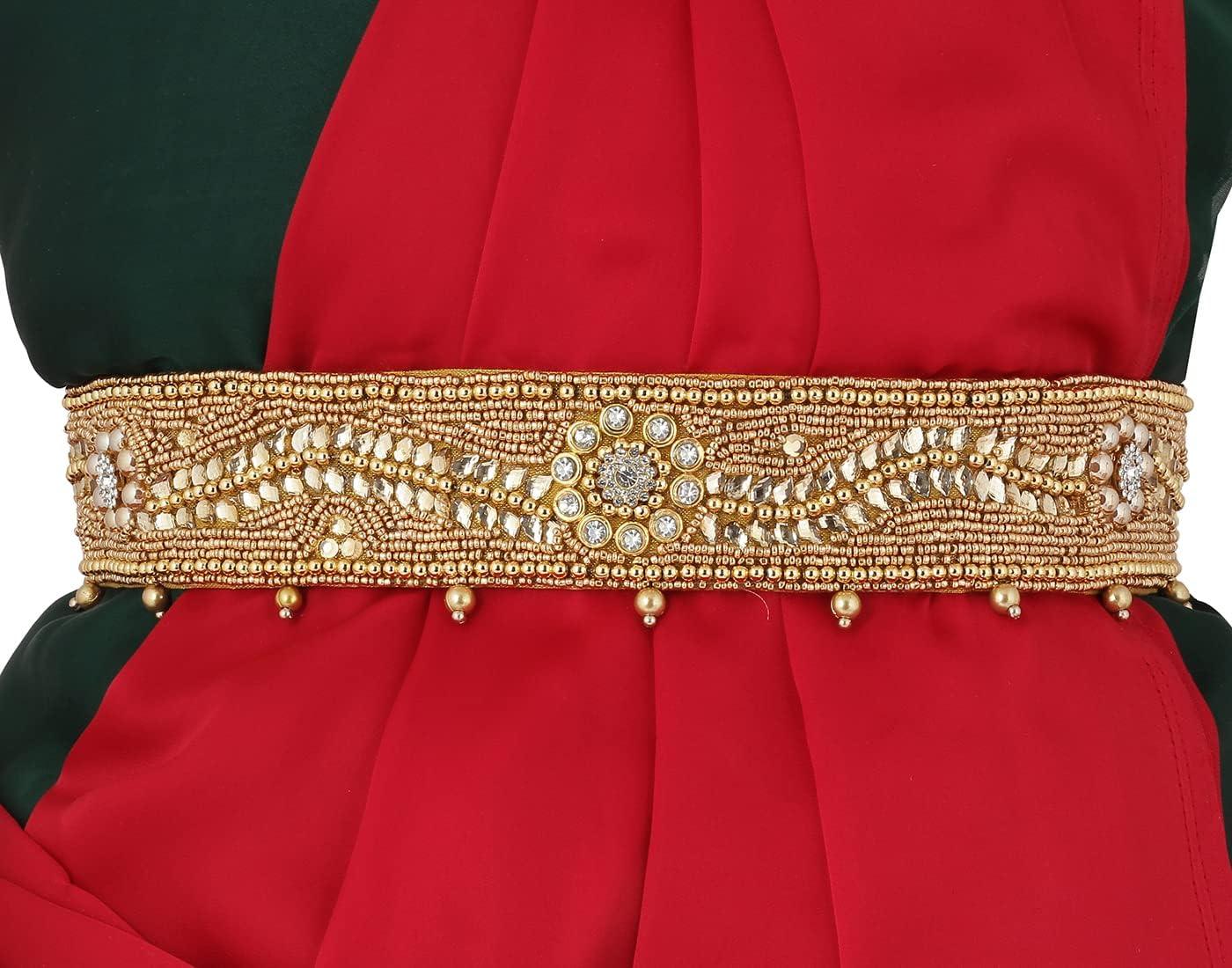 VAMA VAMA Traditional Embroidery Cloth Saree Belt