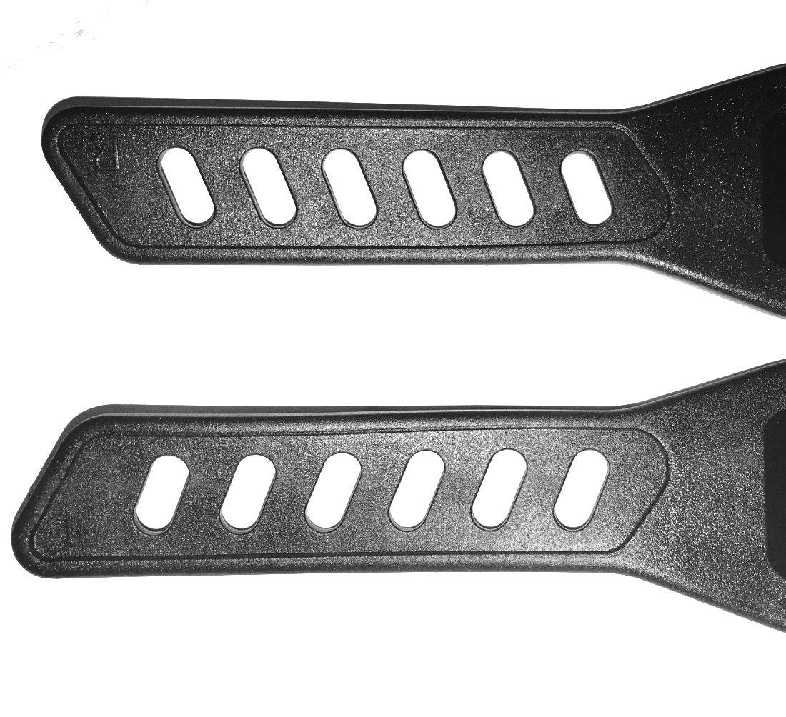 SB Distribution Ltd. SB DISTRIBUTION LTD (Pair L+R) SBD\'s Universal Long Pedal Straps for Stationary Bikes | Fits Most Bike Pedals | Heavy Duty Adjustable After Market Straps |
