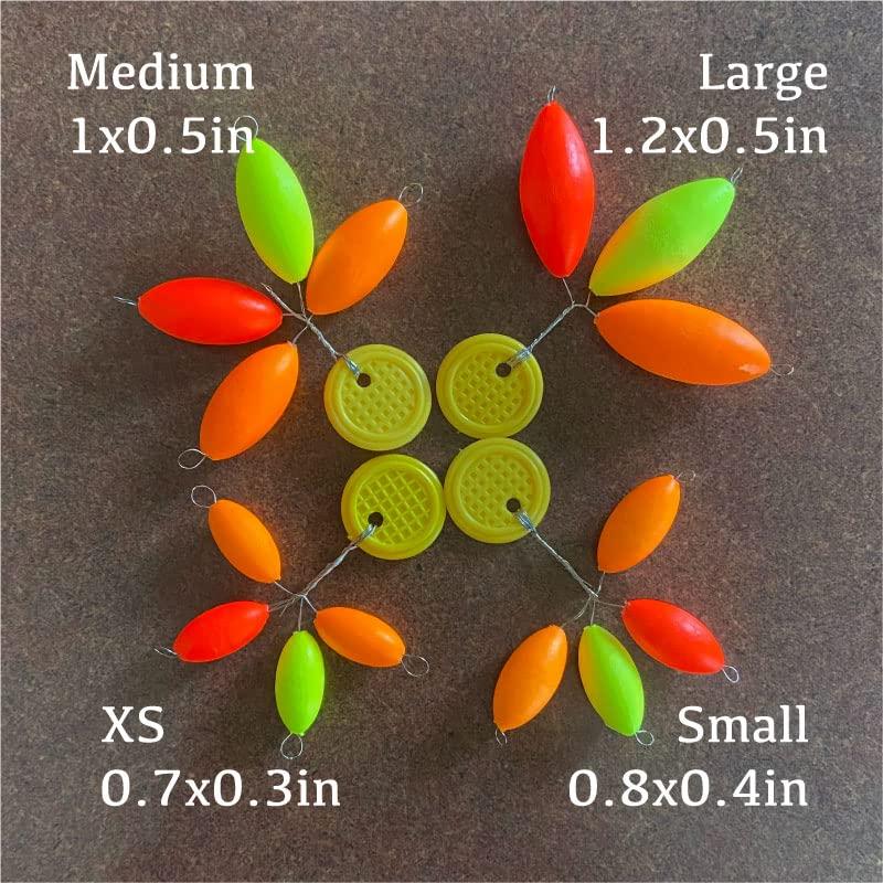 NINJA Fly Fishing Ninja Adjustable Strike Indicator (Assorted Color, Medium)