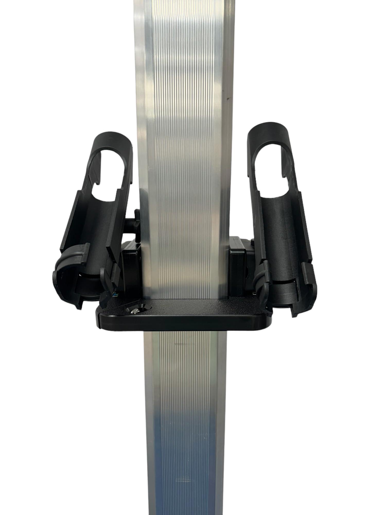 DockBloxx Dockbloxx, Fishing Rod Holder, Dock Mounted, Keeps Your Fishing Rod Secure, For Anglers of Any Level, Fits Square Posts, Black, Double-Sided, 2.5\"