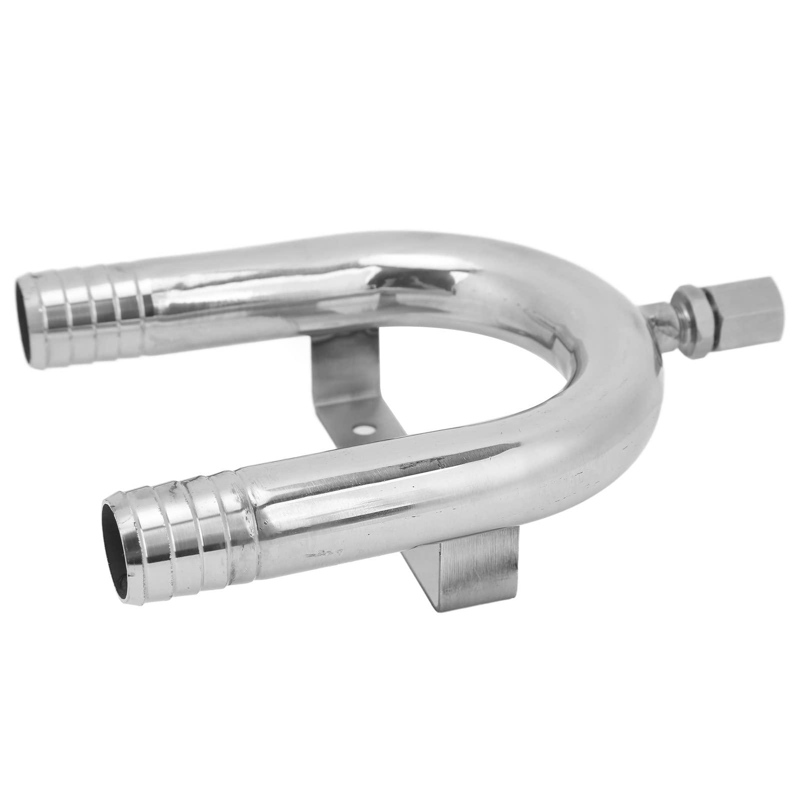NDNCZDHC NDNCZDHC 25mm Anti Siphon Vented Loop 316 Stainless Steel Vent Loop Valve for Marine RV Yacht Toilet