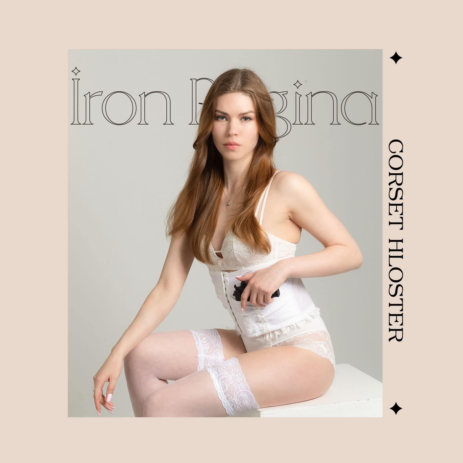 Iron Regina Iron Regina Streamlined Fit Ambidextrous Pockets Concealed Carry Corset Holster Women\'s Concealed Carry Holster