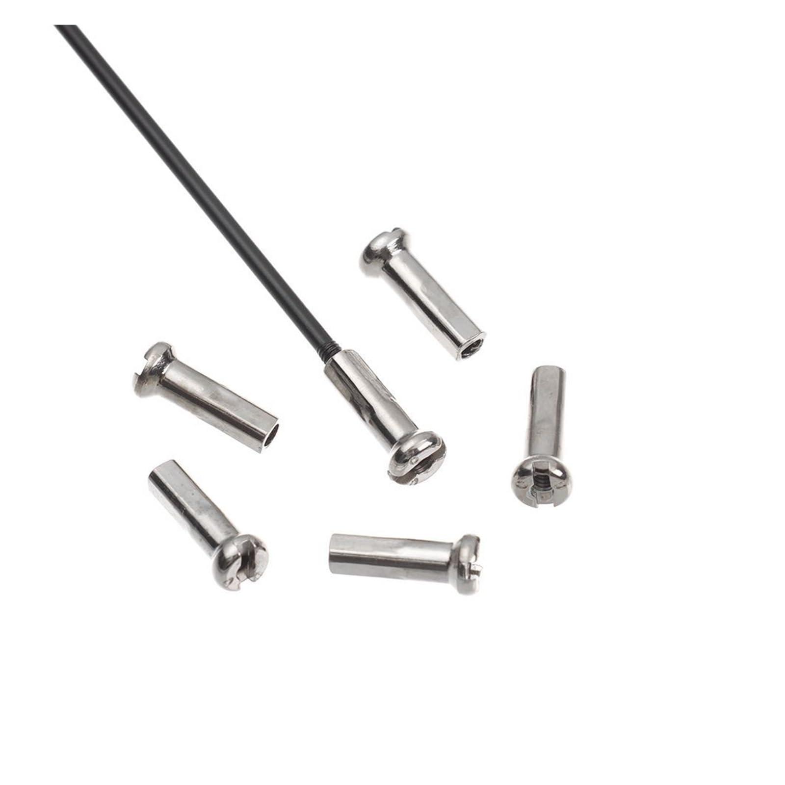 QIAOJUNMING QIAOJUNMING 36pcs Sets 14g for Bicycle Stainless Steel Spokes with Nipples Outdoor Mountain Road Bike High Strength Spokes Wires Cycling Repair Tool(260MM)