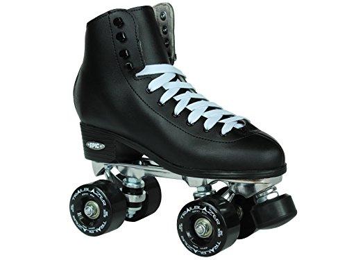 Epic Skates Epic Skates Classic Quad Roller Skates, Size 7, Black