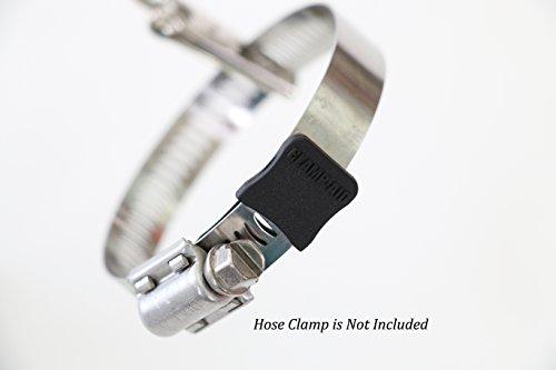 Clamp-Aid 1000 Clamp-aid Hose Clamp End Guards for 1/2" Wide Hose Clamp Bands in Bulk packaging Color: Black