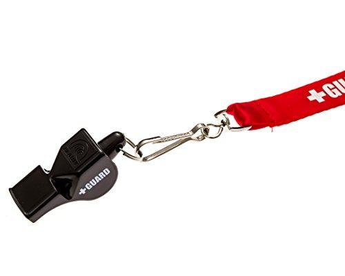 BLARIX BLARIX Lifeguard Whistle and Lanyard with Print (Black and Red)