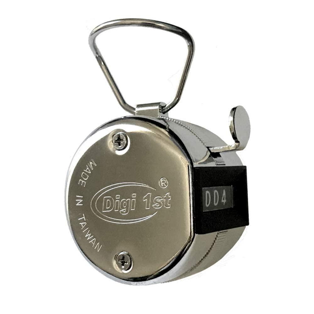 Digi 1st Digi 1st TC-04 Handheld Tally Counter, Digital Pitch Counter Clicker, Mechanical Lap Counter, Taiwan Made Heavy Duty Counter