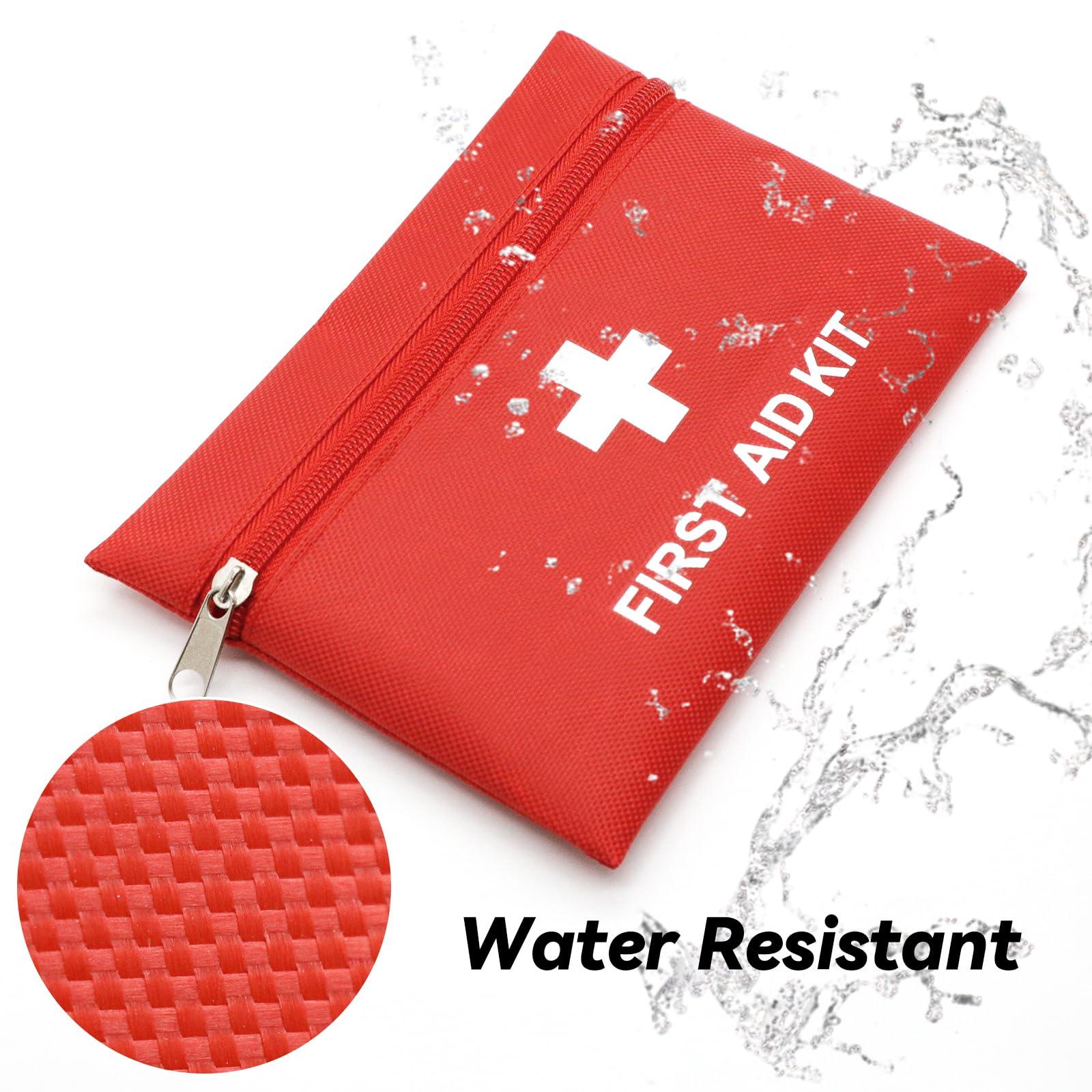 Faylapa Faylapa 6 Pack Mini Empty First Aid Bag, Travel Essentials Medical Pouch 7.87x5.51 inches Bag for Travel, Home, Office, Vehicle, Camping, Outdoor (Bag Only)