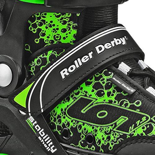 Roller Derby Roller Derby ION 7.2 Inline Skates with Aluminum frames and Adjustable Sizing for growing feet, Medium (2-5)