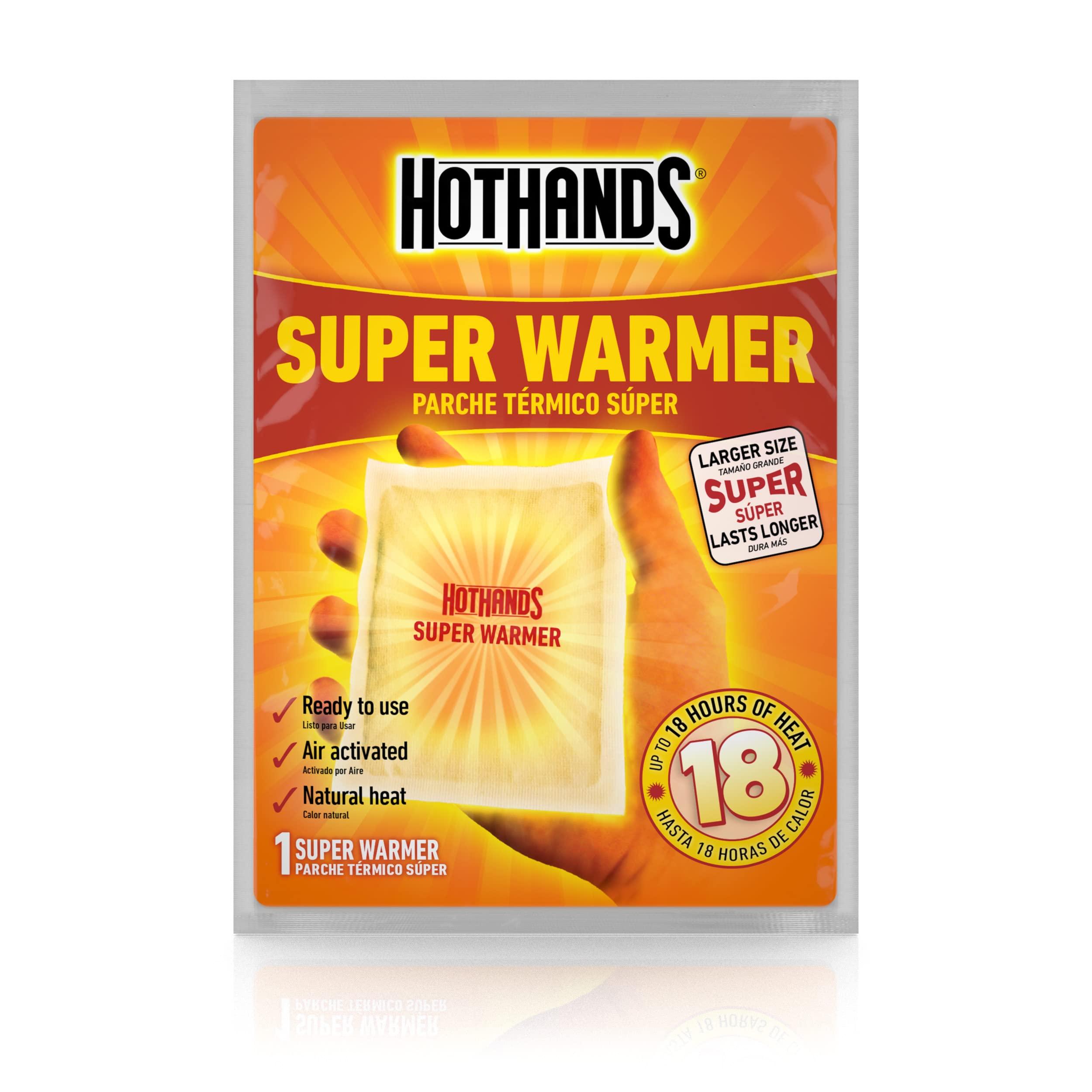 HotHands Hothands HH1ED240E-AMZ Body & Hand Super Warmers - Long Lasting Safe Natural Odorless Air Activated Warmers - Up to 18 Hours of Heat - 40 Individual Warmers