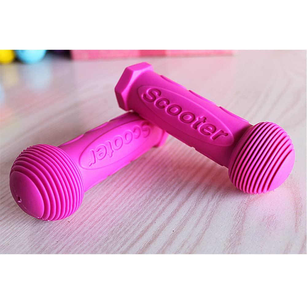 OTFAITP OTFAITP Scooter Grip Handlebar 1 Pair Bicycle Grip Fit for 2-3-4 Wheels Kid Kick Scooters,Children Bike,Drifting Scooter,Swing Scooter,Rose Red