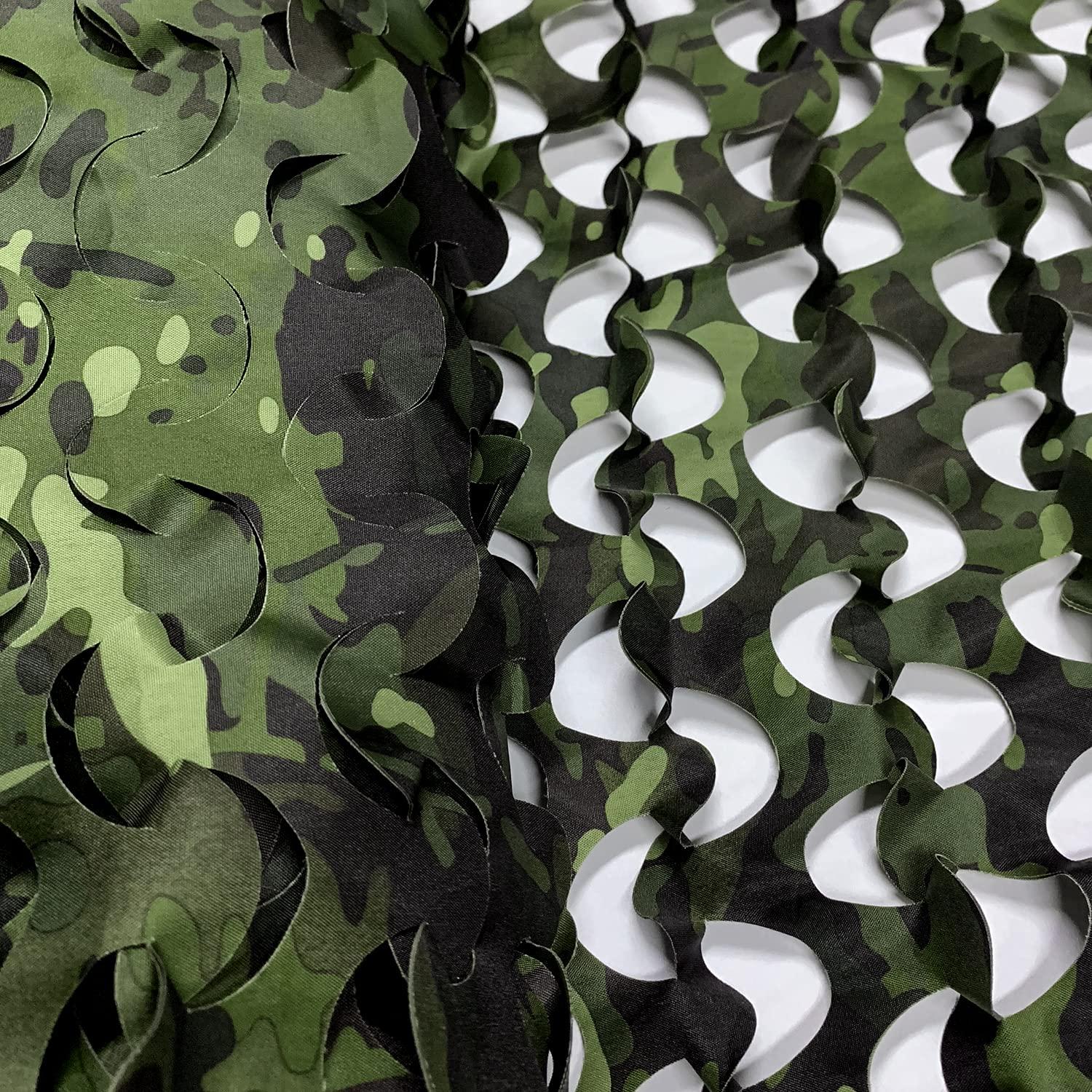 GRVCN GRVCN Camo Netting Camouflage Net, Bulk Roll Sunshade Mesh Nets for Hunting Blind Shooting Military Theme Party Decorations