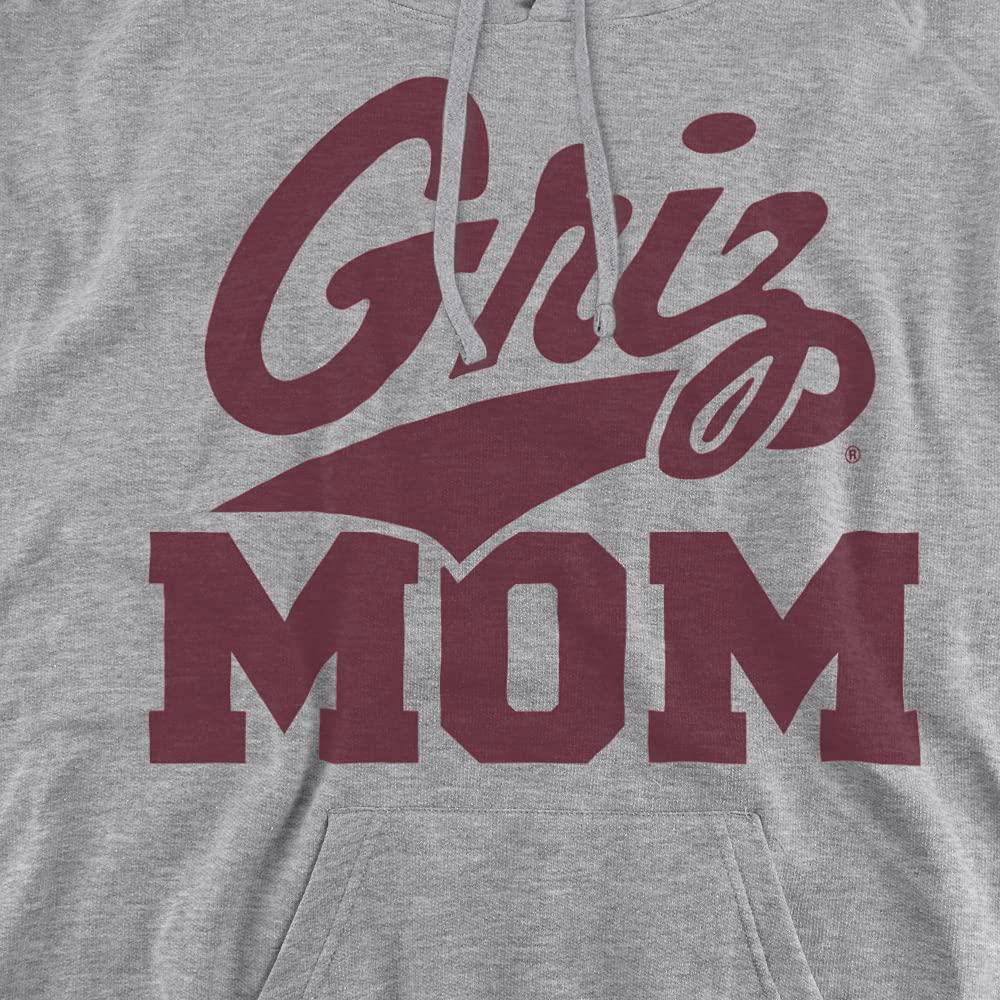 LOGOVISION University of Montana Official Mom Unisex Adult Pull-Over Hoodie, Athletic Heather, 2X-Large