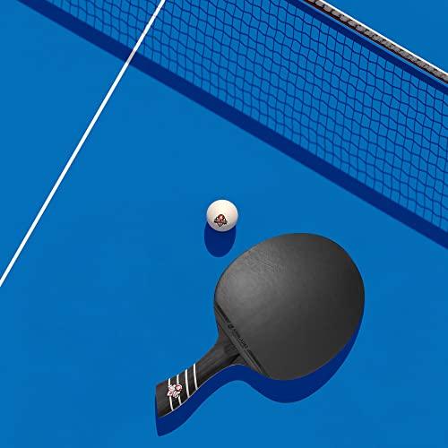 AirBlades AirBlades The Peace Maker ALC - Professional Ping Pong Paddle - Carbon Fiber Table Tennis Racket Producing Maximum Spin & Control for All Levels - Hard Carry Case & Ergonomic Handle.