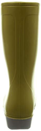 ASAHI() ASAHI() Women's Rain Shoes, Mid Type, Made in Japan, Green, 25.0 cm