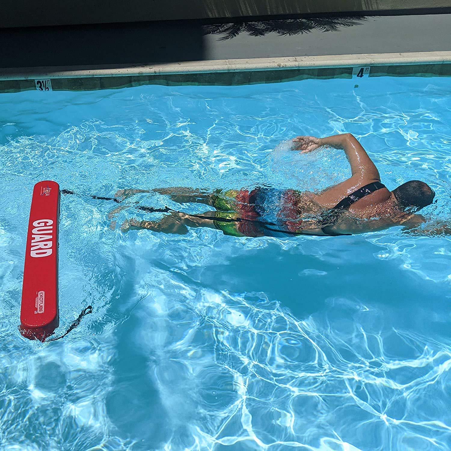 Aquamentor Aquamentor 50\" ExoTube - Made in The USA - Lifeguard Rescue Tube, Pick Resistant Mesh Casing, Crafted for Durability, Superior Grip, and Performance in Lifesaving Emergencies