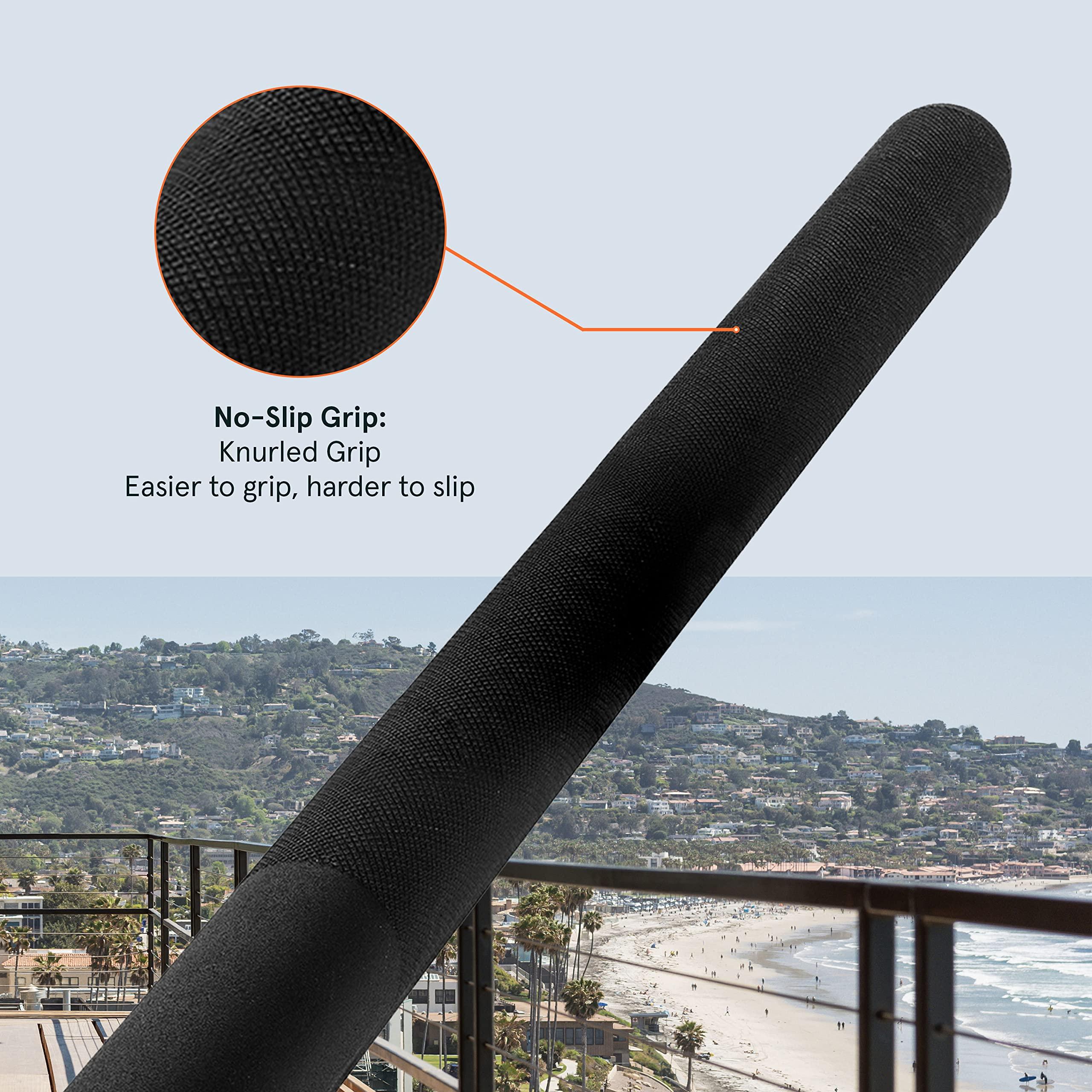 Retrospec Retrospec Steel Macebell 5 to 30lbs for Men, Women Steel Mace Strength Training, Full Body Workouts , Matte Black