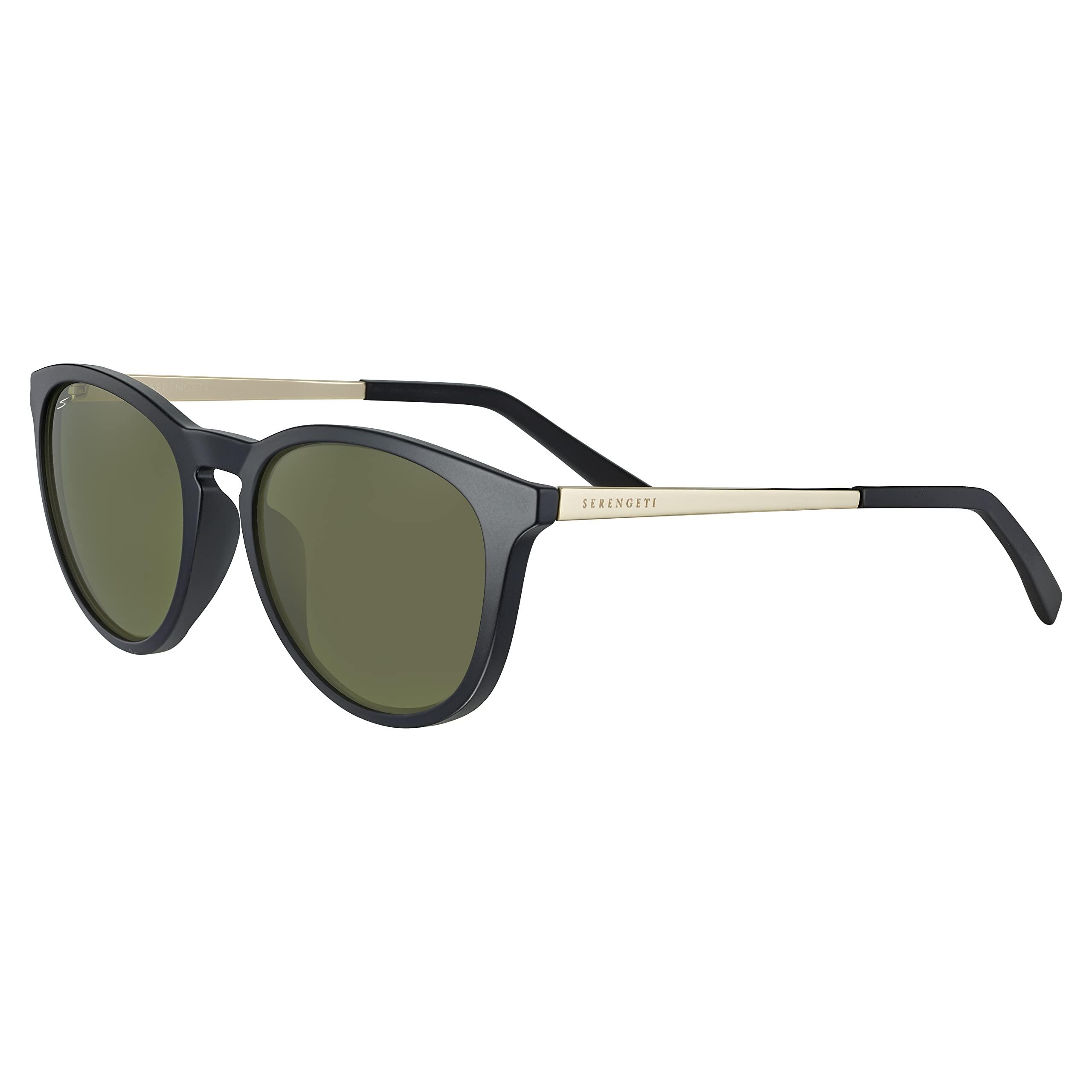 Serengeti Serengetti Square Brawley Matte Black-Saturn Non Polarized 555nm, Multi, One Size