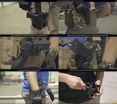 Evike Evike Airsoft - Matrix Hardshell Adjustable Holster for M9 Series Airsoft Pistols (Type: Black/No Mount)