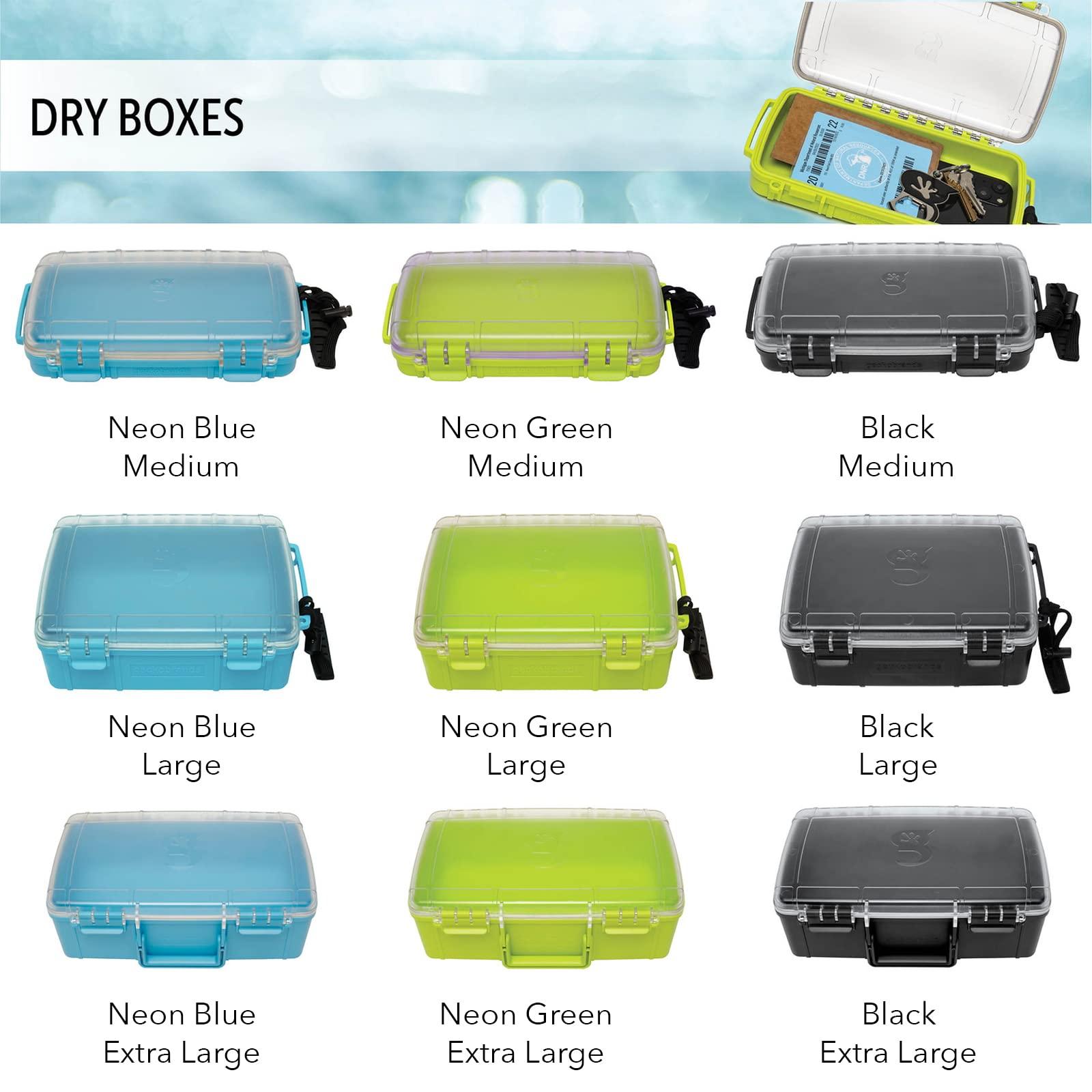 geckobrands geckobrands Waterproof Dry Box with Silicone Liner Durable, Dust-Proof, Crush-Proof Storage for Electronics and Gear