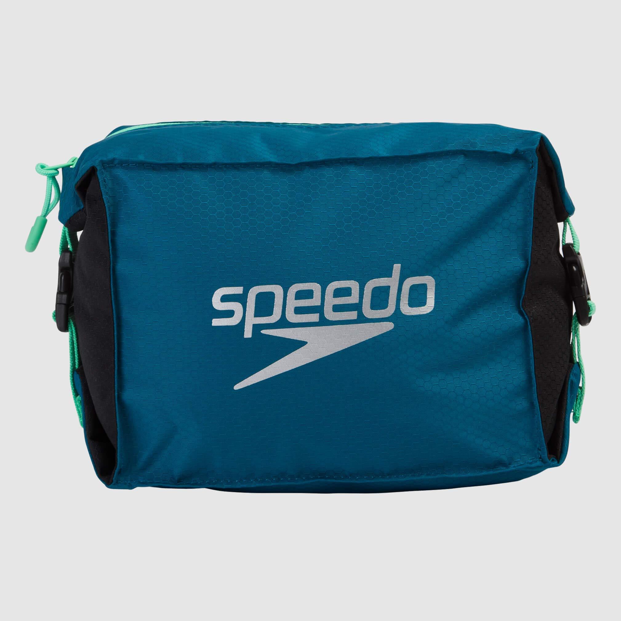 Speedo Speedo Unisex Pool Side Bag | Poolside | Gym, Nordic Teal/Black/Green Glow, One Size